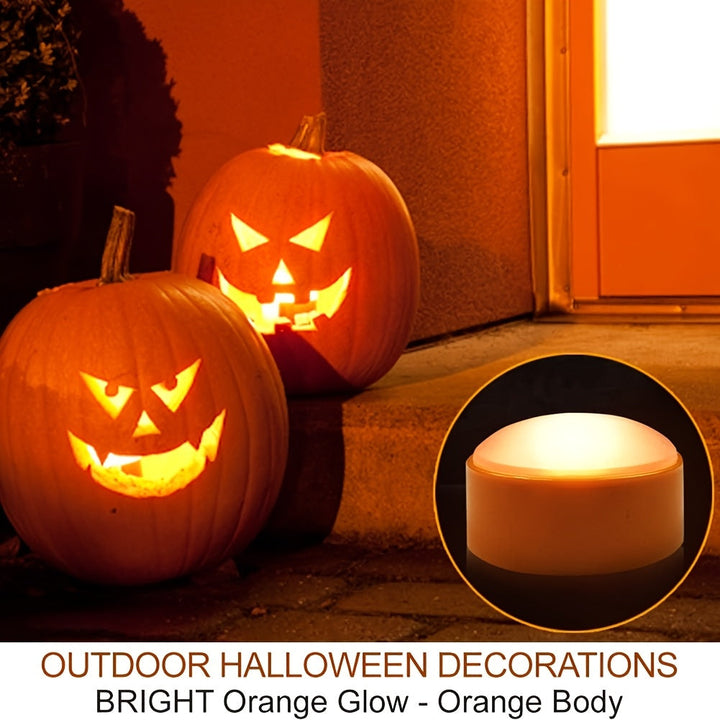 Norvo | Flameless Jack-O’-Lantern Lykter – LED Batteri Te-lys Dekor Sett