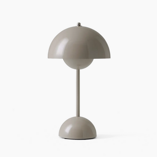 Norvo | Fleur LED Bordlampe - Elegant trådløs design, Ikonisk 60-talls stil, Dimbar lys, Moderne hjemmedekorasjon