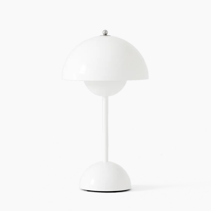 Norvo | Fleur LED Bordlampe - Elegant trådløs design, Ikonisk 60-talls stil, Dimbar lys, Moderne hjemmedekorasjon