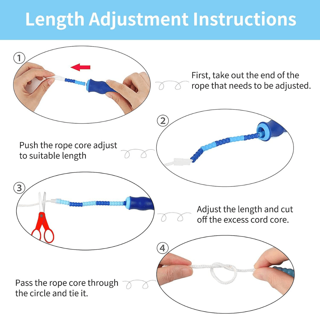 Norvo | Justerbar perlespringseil for effektiv kardiotrening