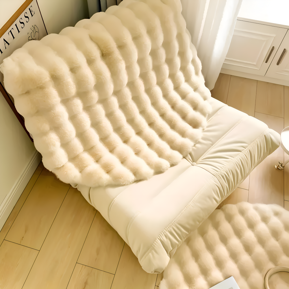 Norvo | Rund Myk Anti-skli Dørmatte – Koselig Fleece Hjemmedekorasjon