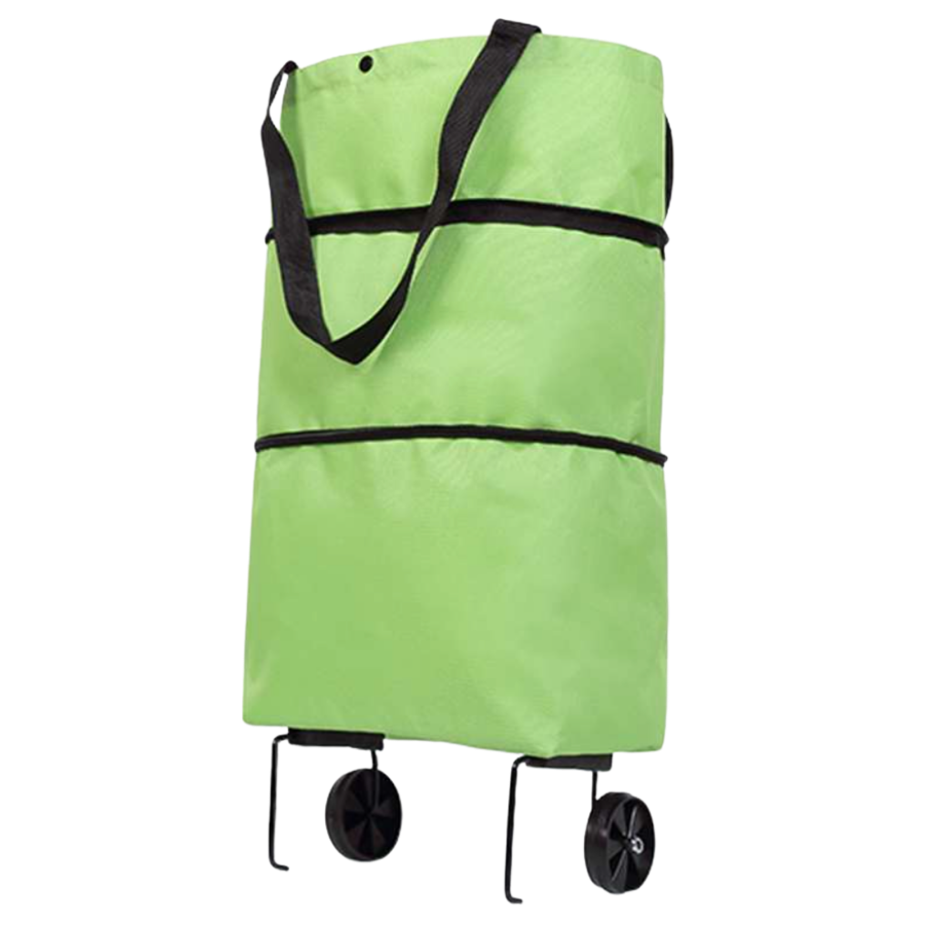 Sammenleggbar handleveske med hjul 30L