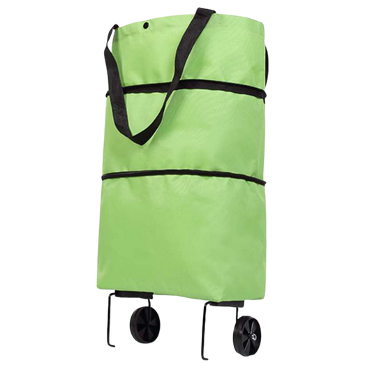 Sammenleggbar handleveske med hjul 30L