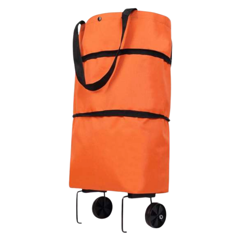 Sammenleggbar handleveske med hjul 30L
