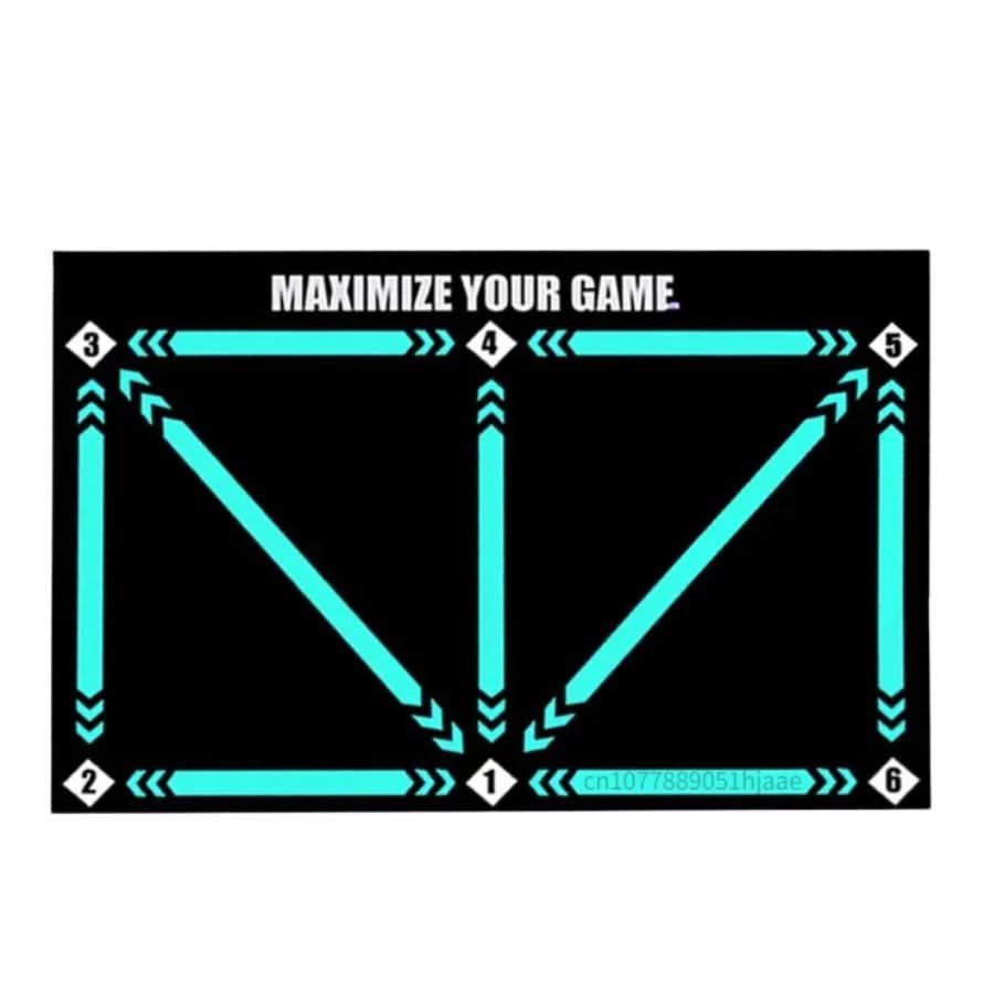 Norvo | glid fotball treningsmatte - perfekt for effektiv trening hjemme