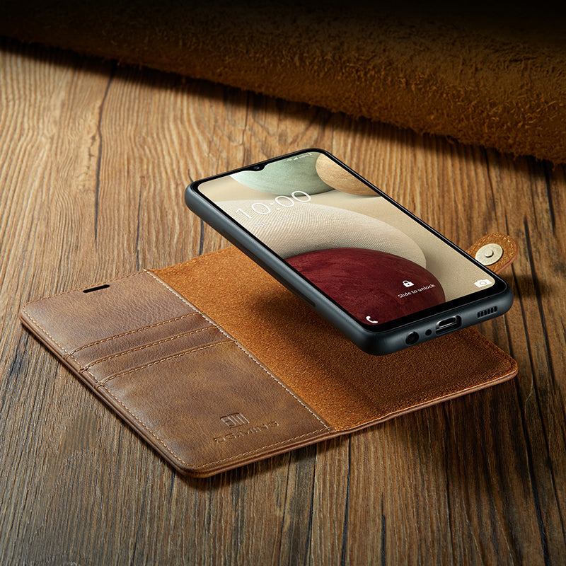 Norvo | 2 i 1 avtagbart flip lærveske for Samsung Galaxy