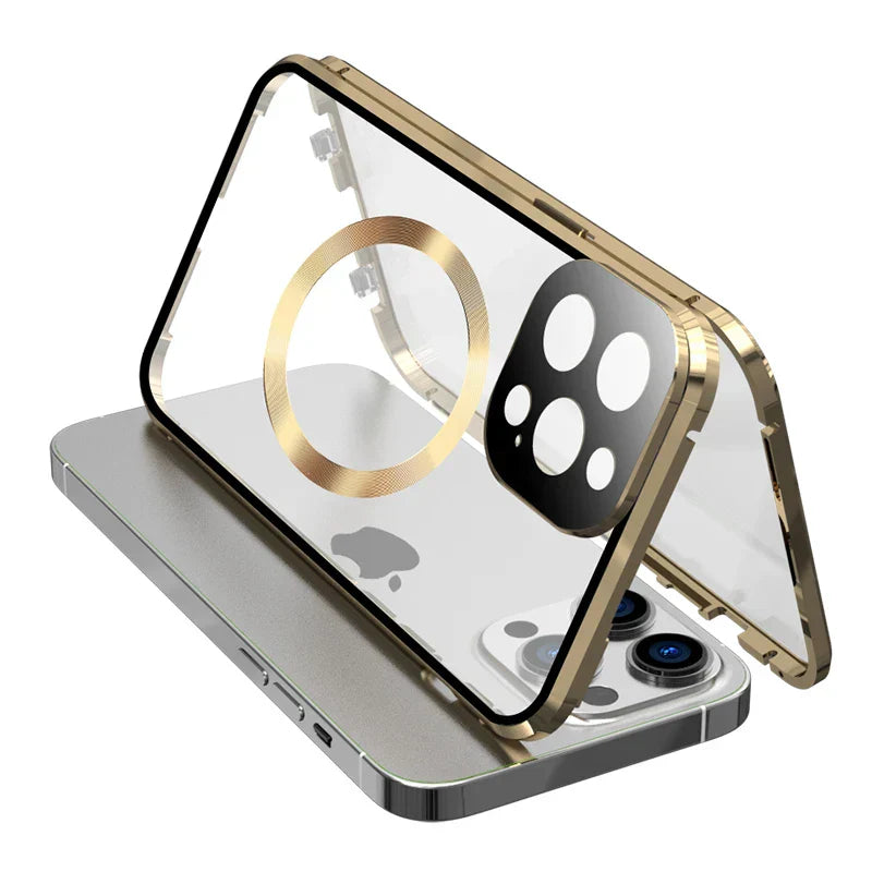 Norvo | Full beskyttelse metallramme etui for iPhone