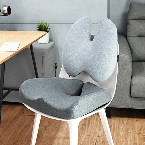 Norvo | Ortopedisk Setepute Sett | Smertelindring for Halebein & Lendestøtte for Kontor, Bil & Hjemmebruk