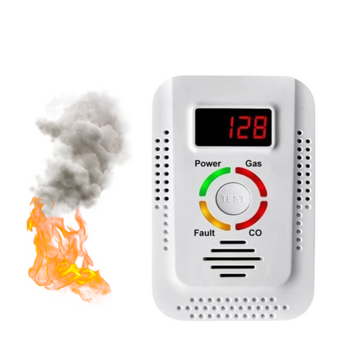 Norvo | Gasslekkasje Karbonmonoksid CO2 Detektor Alarm for Hjemmet