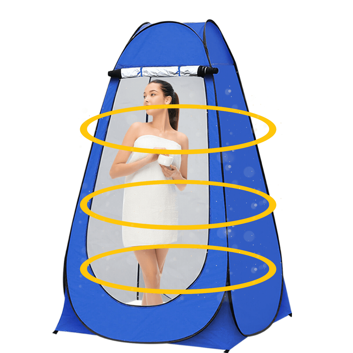 Norvo | Pop Up Bærbar Bad Toalett Telt Potty Toalett