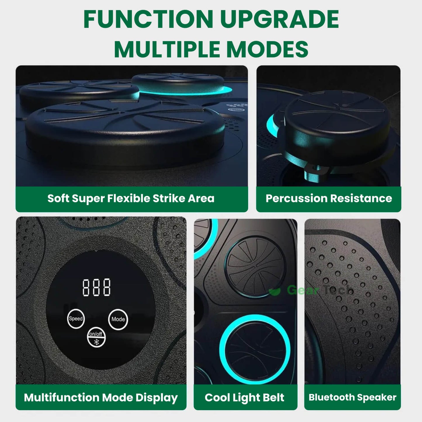 Norvo | Musikk Boksing Maskin | Interaktiv Trening | RGB & Bluetooth