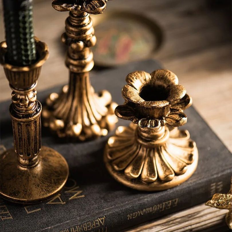 Norvo | AuricGlow – Rustikk Lysestake med Elegant Luksus for et Tidløst Utseende