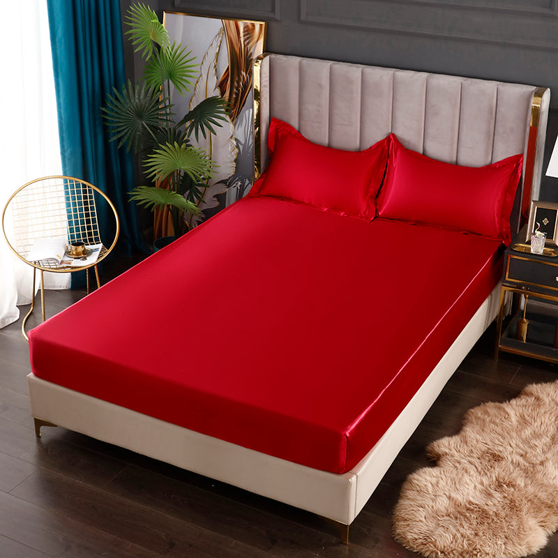 Silke Sateng Elastisk Fitted Ark med GRATIS* Silke Sateng Putetrekk Norvo