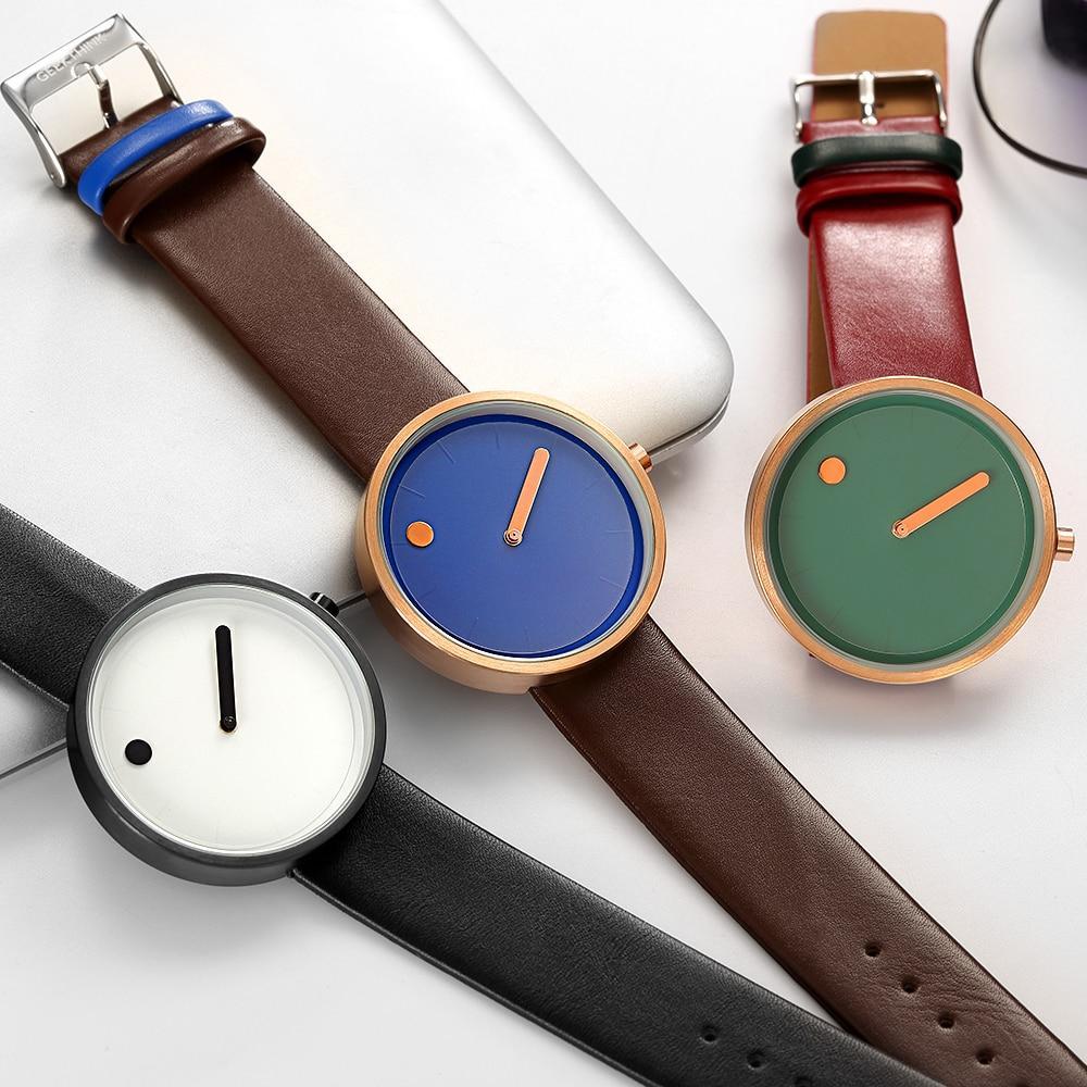 Norvo | IcoolGadgets Kvarts klokke menn Luksus Casual Svart Japan kvarts klokke Enkel Designer Moteklokke mann
