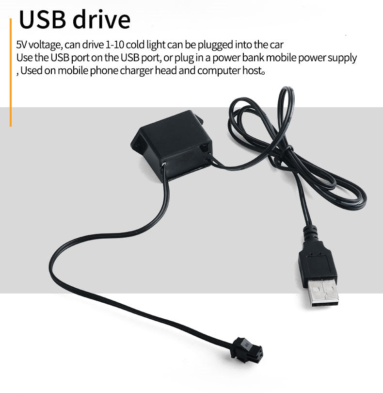 Norvo | Dekorativ LED lyslist for bilinteriør