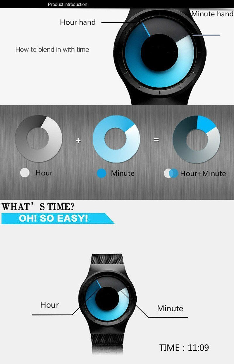 Norvo | IcoolGadgets 2019 Nye Kvinner Klokker Quartz Klokke kvinne Top Luxury Merke Motebaserte Luksus Dame Kreativ Armbåndsur Gull Stål Mesh Bånd