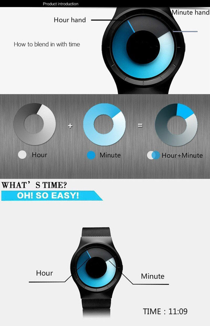 Norvo | IcoolGadgets 2019 Nye Kvinner Klokker Quartz Klokke kvinne Top Luxury Merke Motebaserte Luksus Dame Kreativ Armbåndsur Gull Stål Mesh Bånd