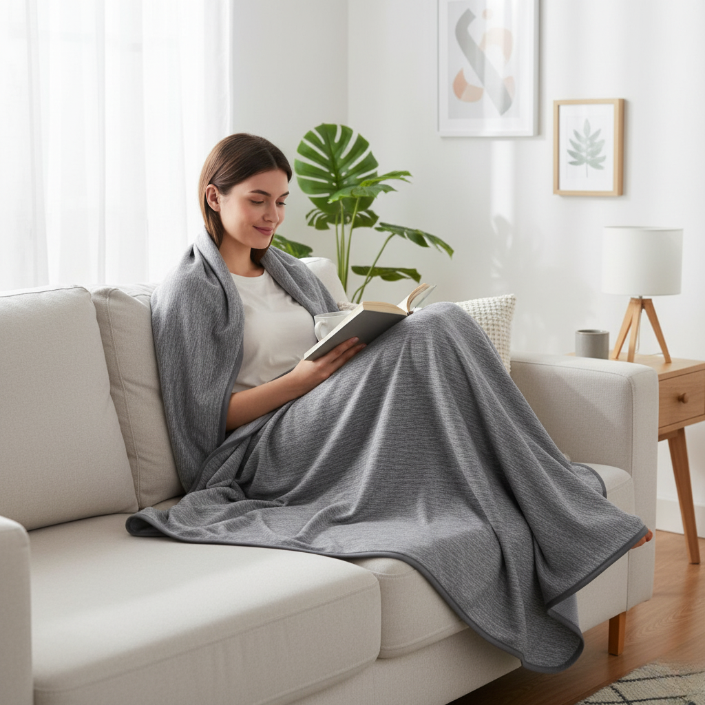 Norvo | Lettvekts Kjøleteppe med Pustende Komfortlag