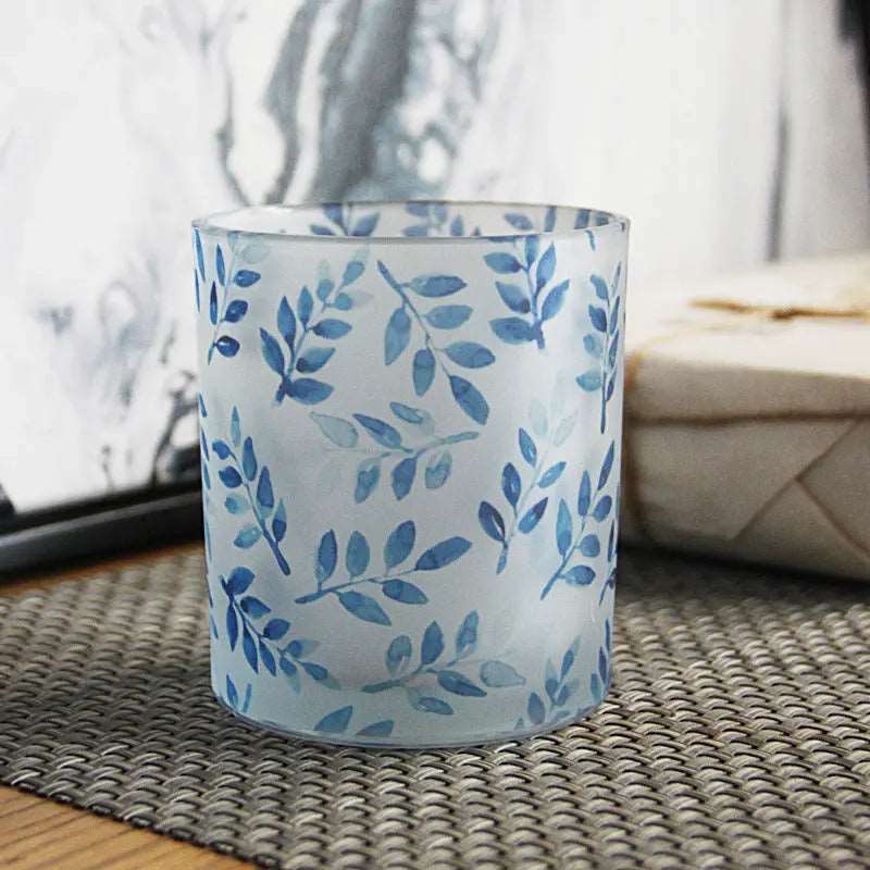 Norvo | Dekorativt Glass Lysestake for Varmt Lys