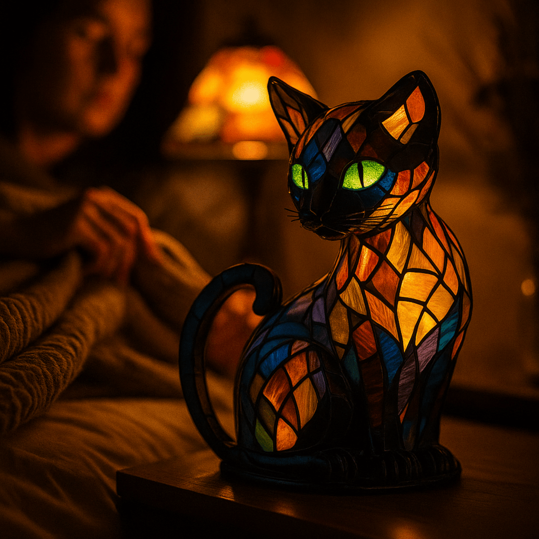 Norvo | Lekende LED Katt Nattlys med Myk Ambient Glød