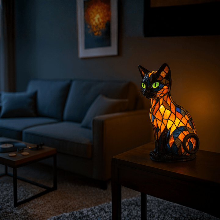 Norvo | Lekende LED Katt Nattlys med Myk Ambient Glød