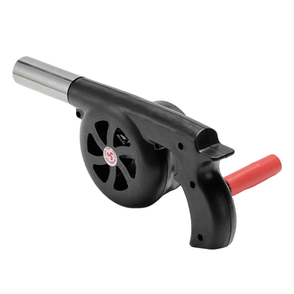 Norvo | Bærbar håndsveiv grillvifte for enkel utendørs opptenning