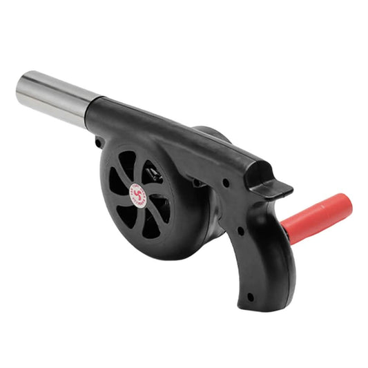 Norvo | Bærbar håndsveiv grillvifte for enkel utendørs opptenning