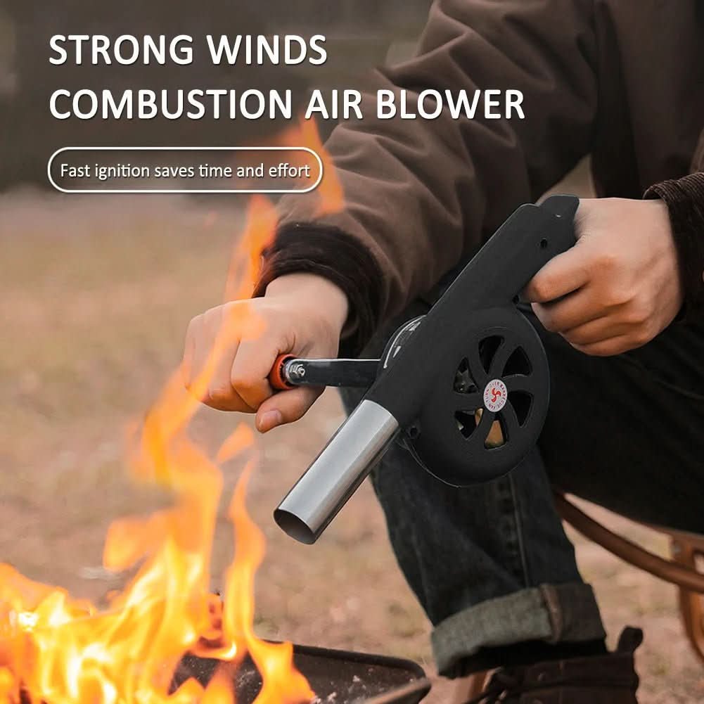 Norvo | Bærbar hånd BBQ vifte for enkel utendørs grilling