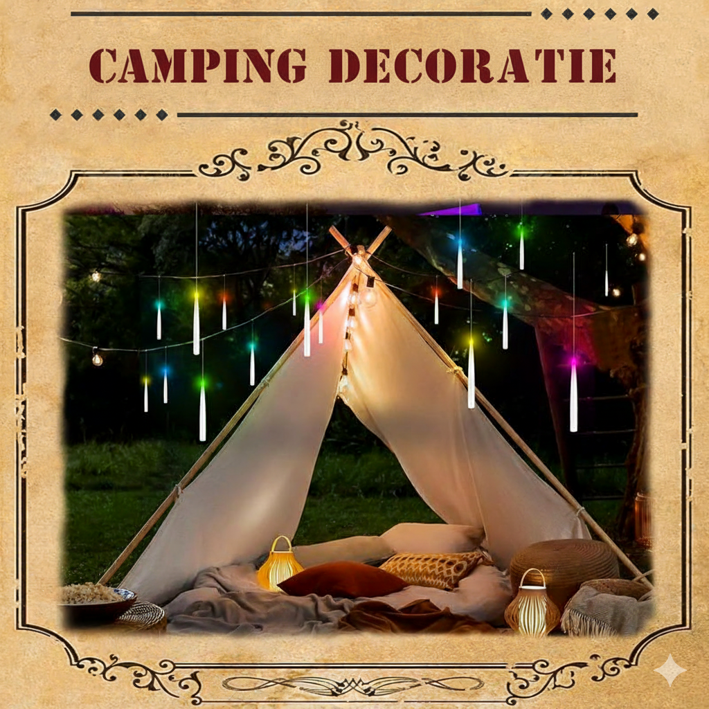 Norvo | LumiGlow LED Lysestake Sett | Flammefrie hengende lys med fjernkontroll for atmosfærisk dekorasjon