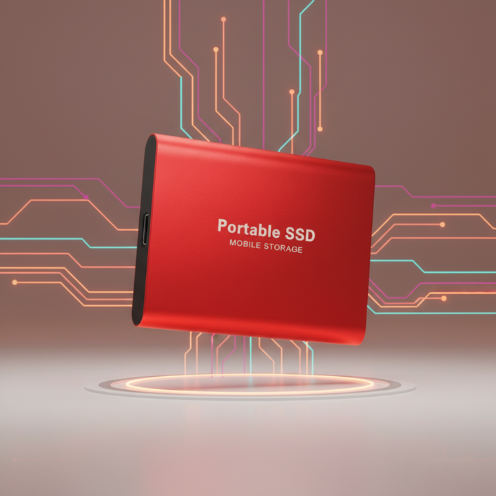 Norvo | Ultra Rask Ekstern SSD – Bærbar Lagring USB 3.1 (Opptil 128GB)