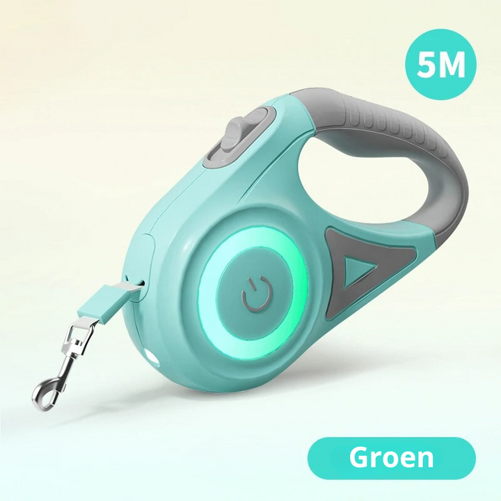 SafeWalk Koppel – Belyst Hundekoppel for Sikker Gåing Norvo