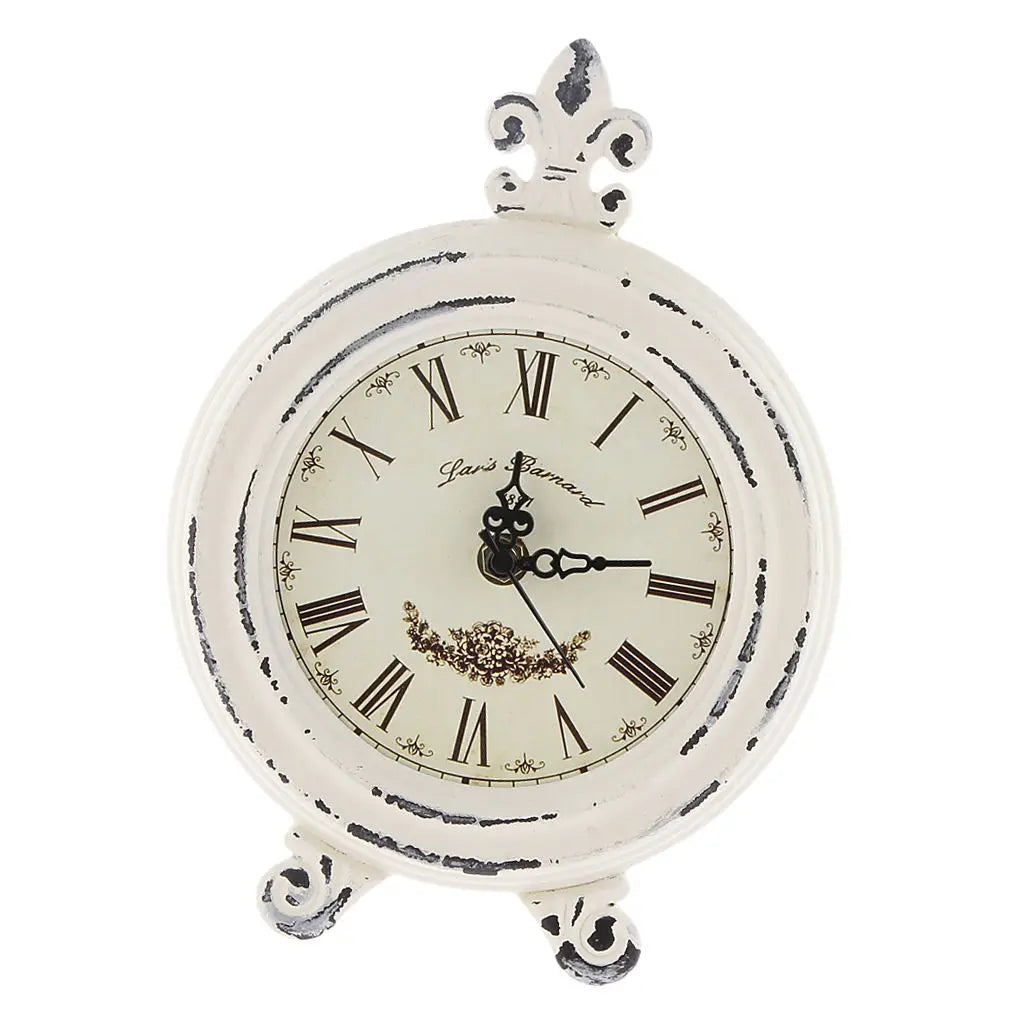 Norvo | Vintage Tre Stil Bordklokke med Alarm