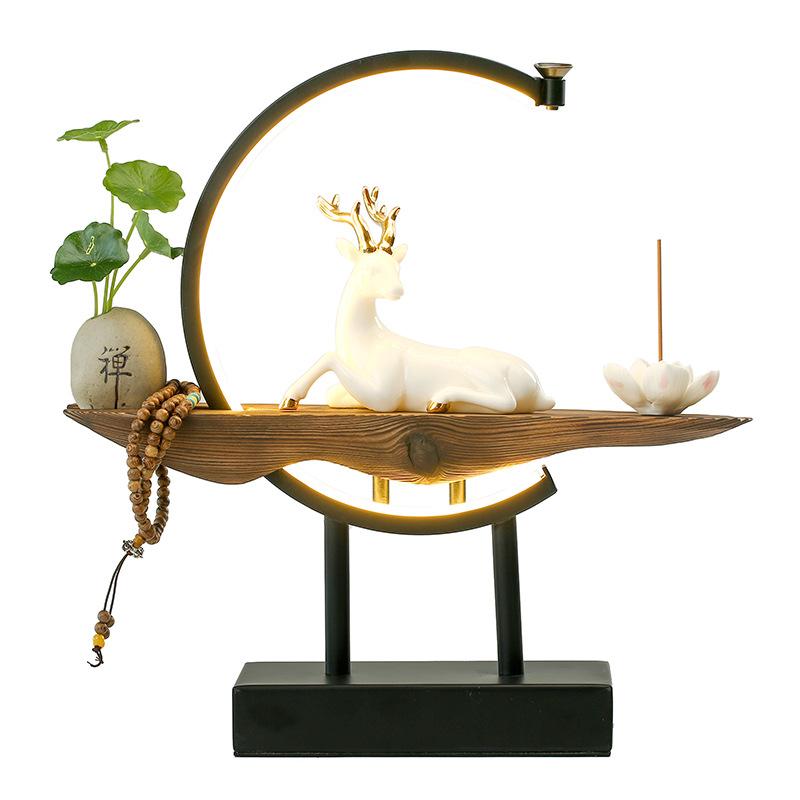 Norvo | White Deer Røkelsespinne Lampe - SereneStag