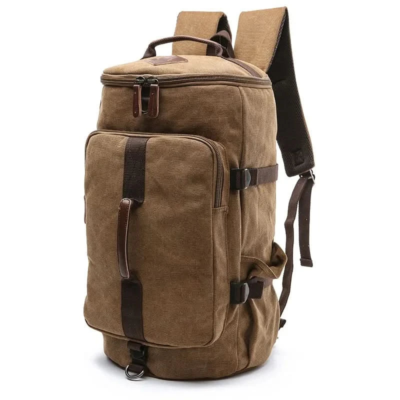 Norvo | Herre Canvas Duffel Bag for Reiser og Daglig Bruk