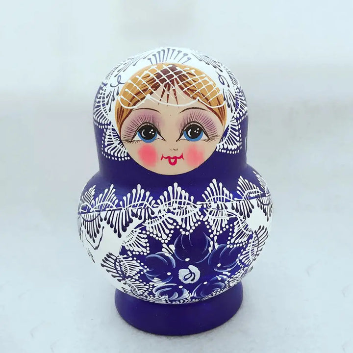 Norvo | 10 stykker/sett med tre russiske matryoshka dukker