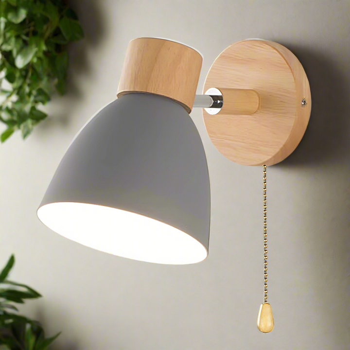 Norvo | Frendorf - Nordisk-modern hengende bryter vegglampe laget av tre