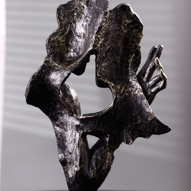 ArtEnsemble – Elegant Skulptur av Sammenkobling Norvo