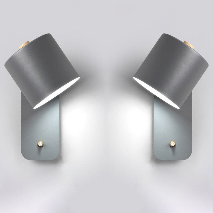 Norvo | Moderne LED Vegglamper med Bryter Innendørs Hjemmedekor Lys