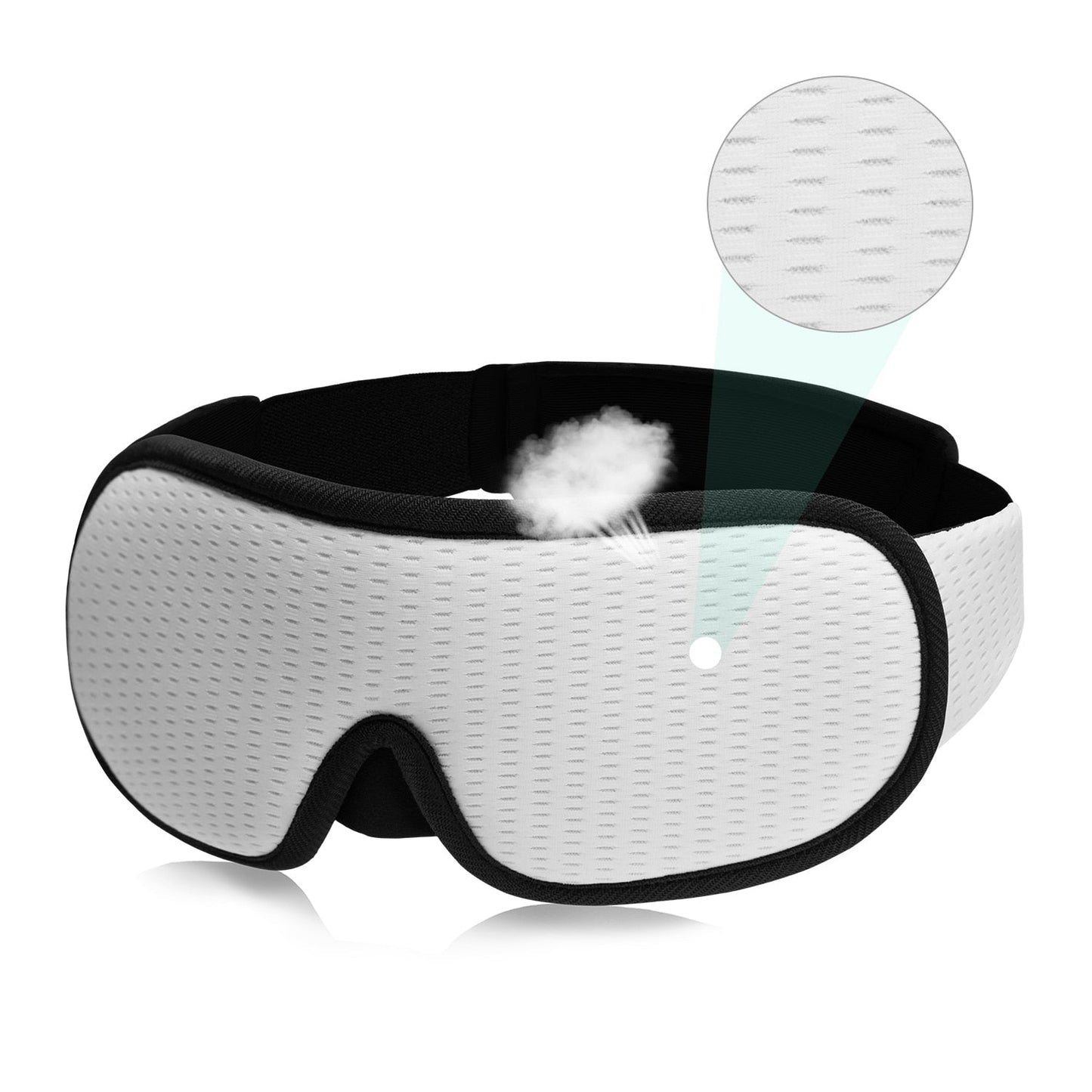 Norvo | 3D Søvnmaske | Lysblokkerende og myk polstret