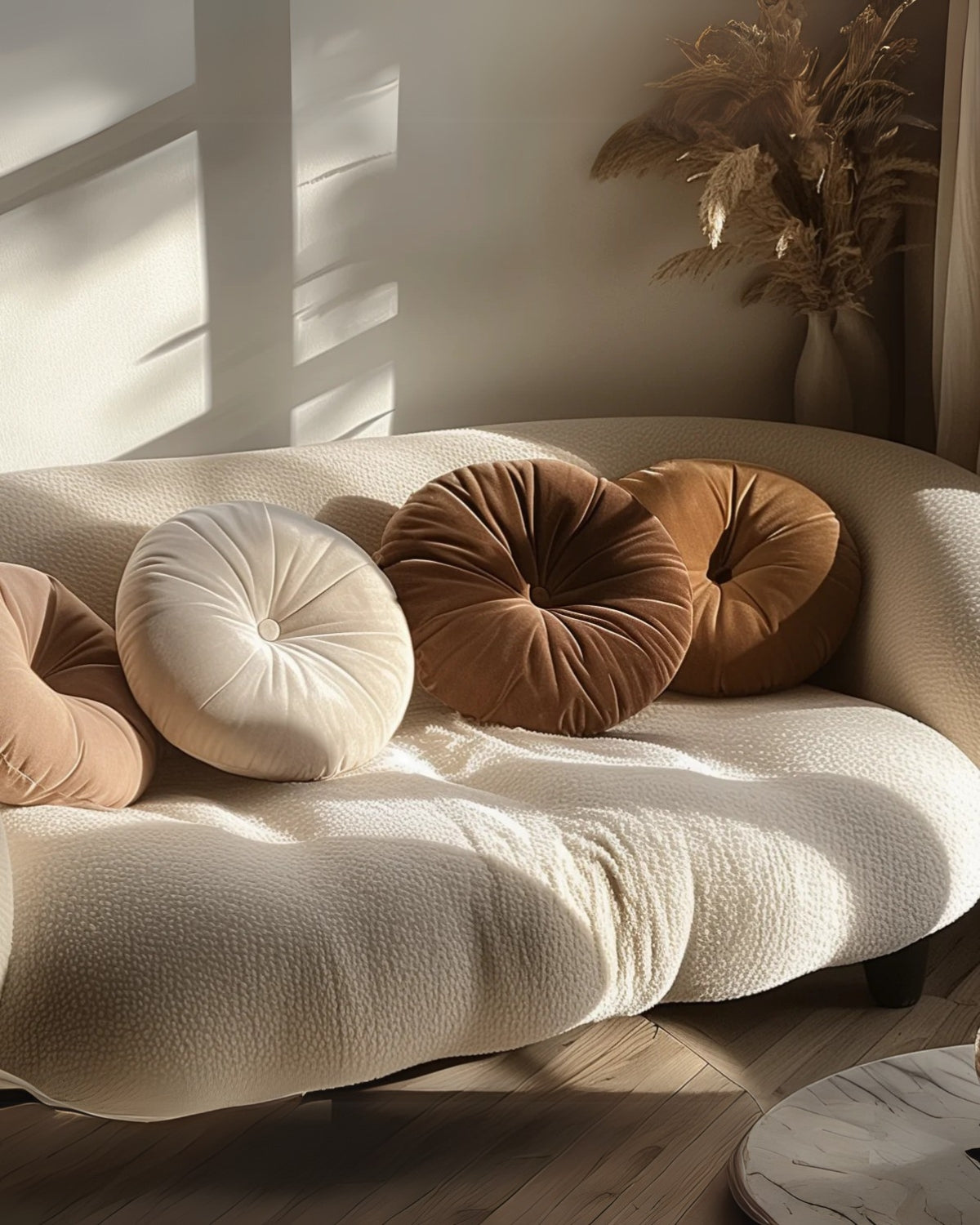 Norvo | Rund Pute i Moderne Design