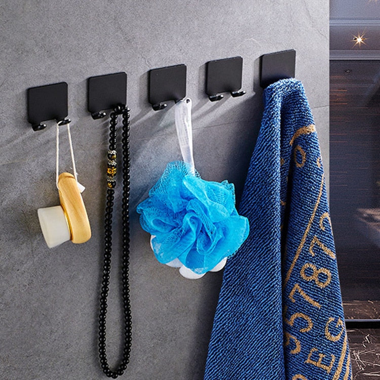 Norvo | Punch-fri Razor Holder Oppbevaringskrok (1/2/3 Biter) - Veggmontert Barberhylle for Menn til Badet