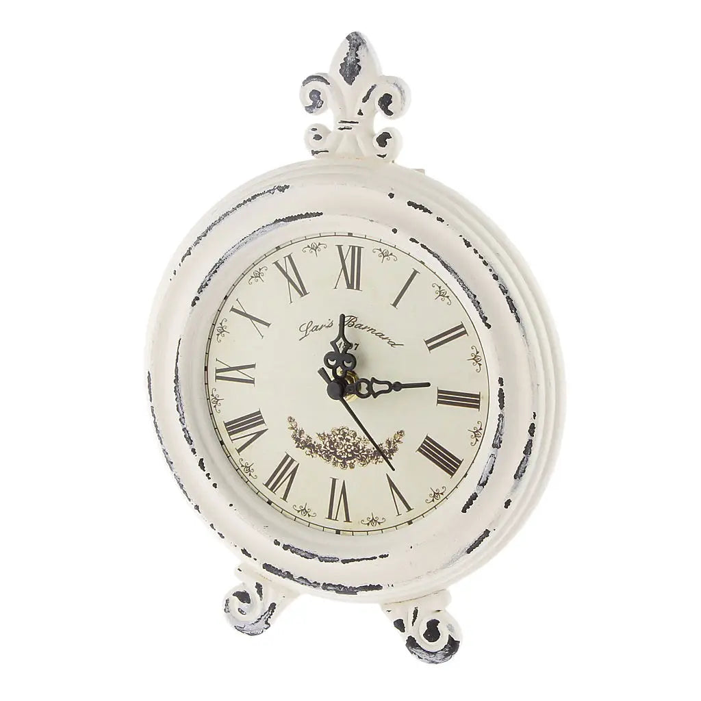 Norvo | Vintage Tre Stil Bordklokke med Alarm