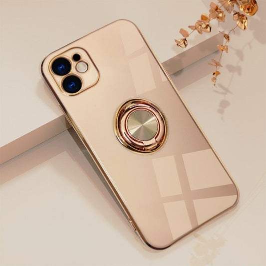 Norvo iPhone-deksel med metallstativring