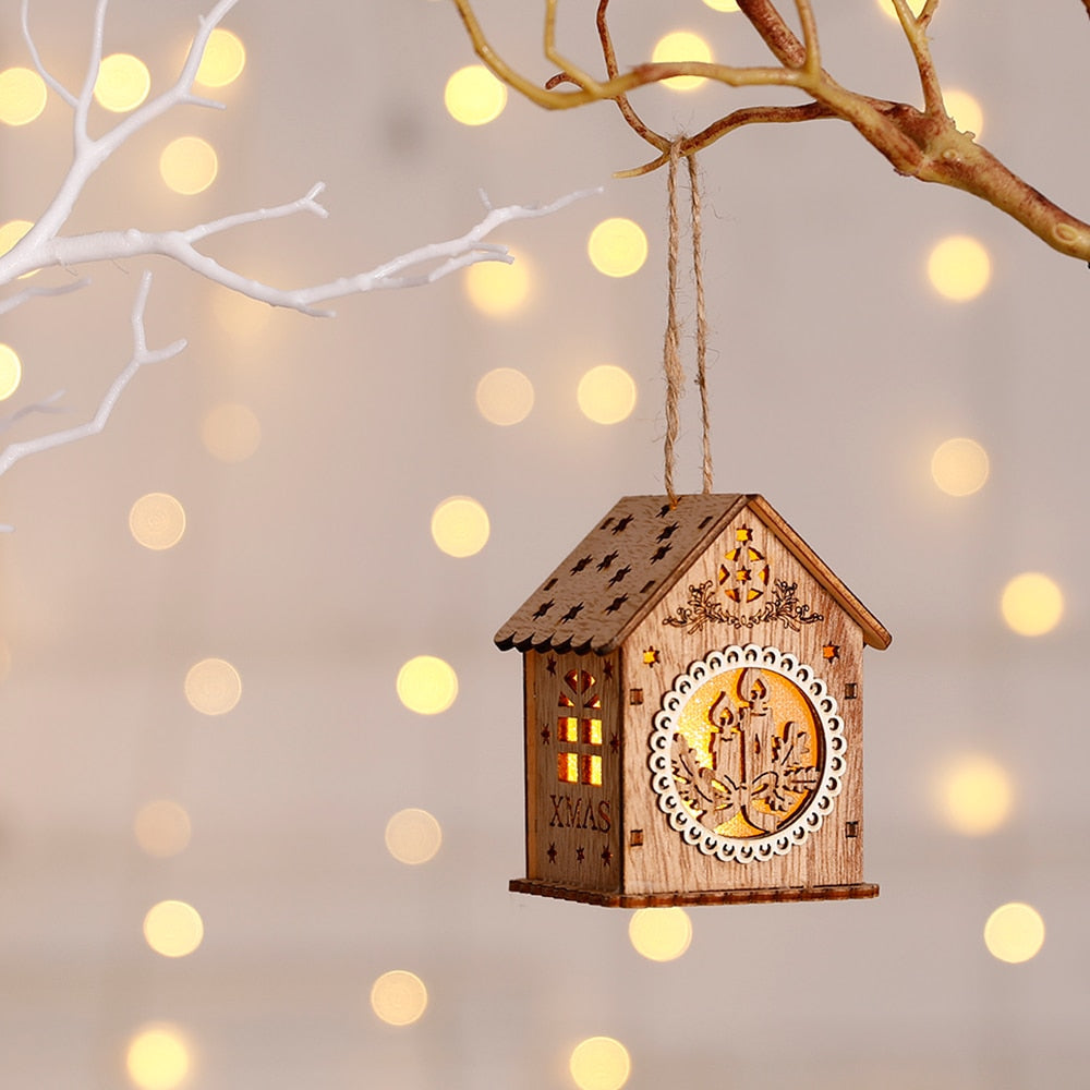 Norvo | DIY Tre Henge Dekor Glødende Lampe