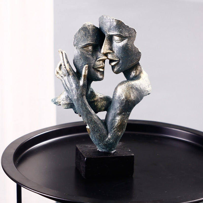 ArtEnsemble – Elegant Skulptur av Sammenkobling Norvo