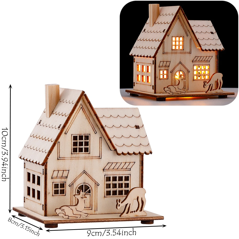 Norvo | DIY Tremalende Hus Dekor Glødende Lampe