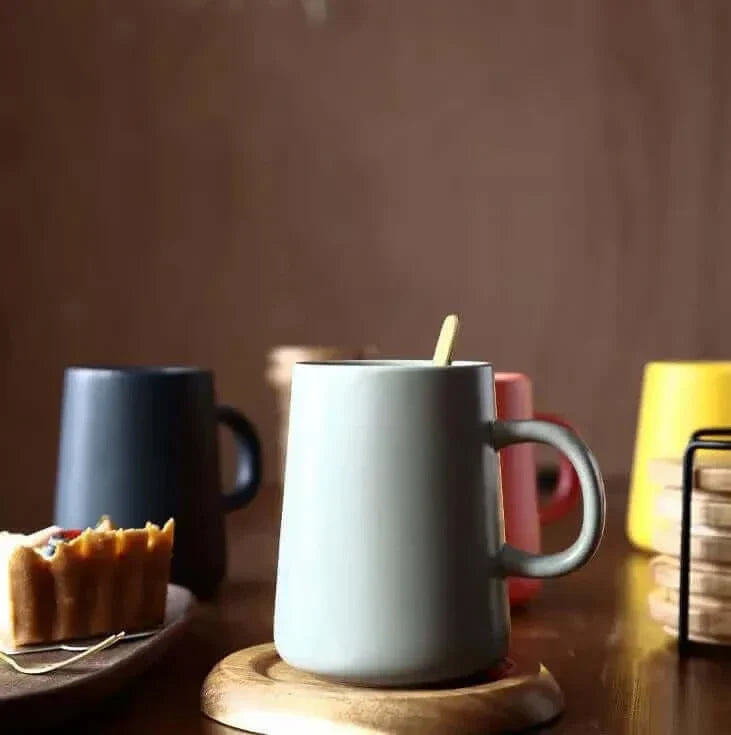Norvo | Veldig stor steintøy kaffekopp