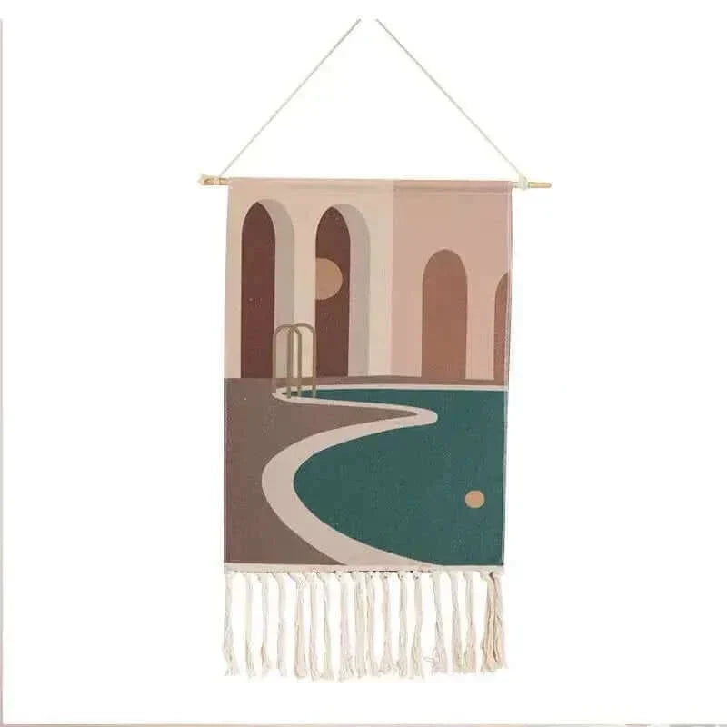 Norvo | Makrame Henge Bomulls Teppe