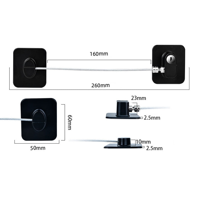 Safe Baby Secure Door Cabinet Lock | Norvo