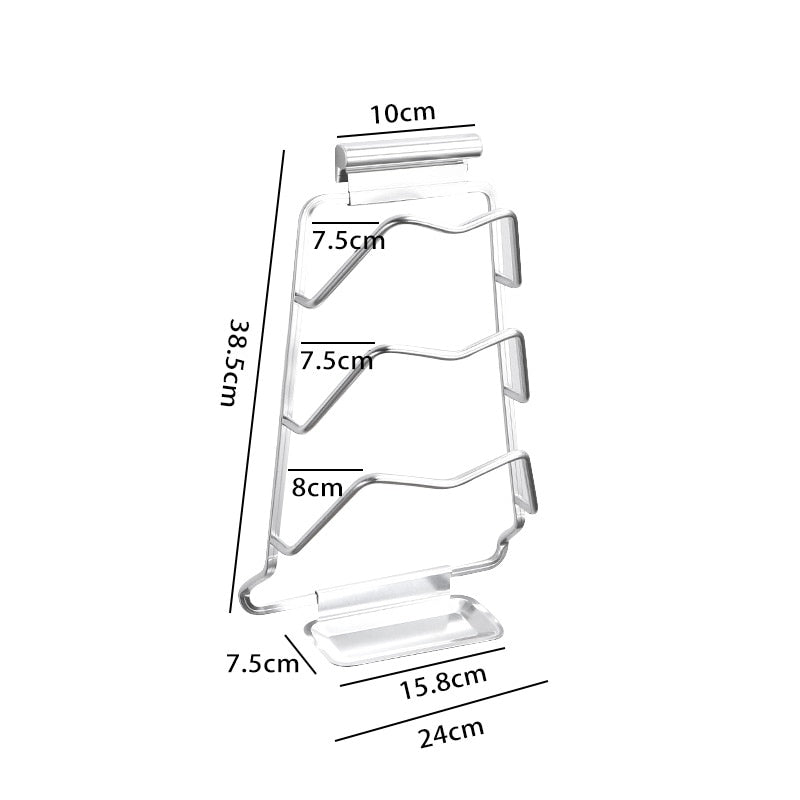 Norvo | Vegghengt ekstrem grytelokkholderstativ